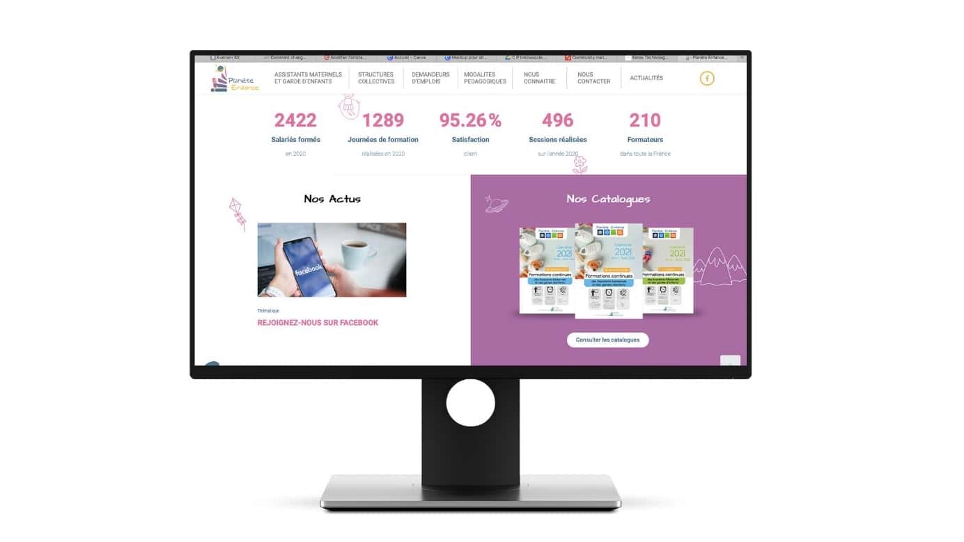 Visuel du projet Site WordPress Elementor