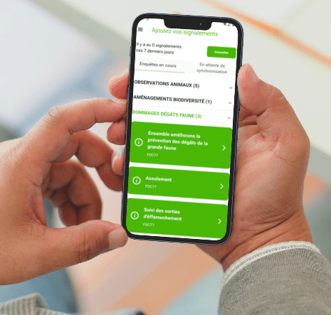 Visuel du projet Application smartphone d’information terrain géolocalisée