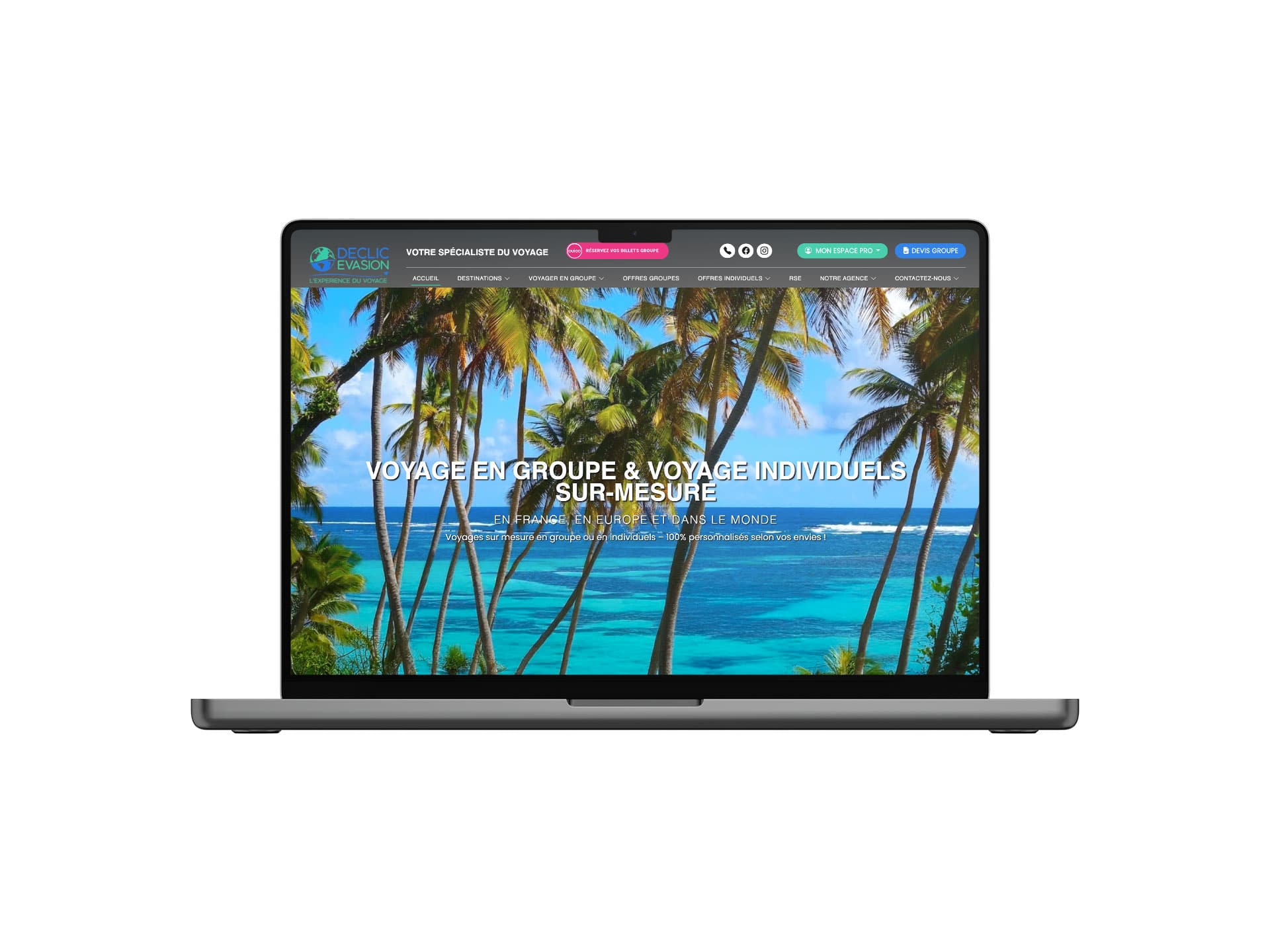 Visuel du projet Refonte site internet avec IA