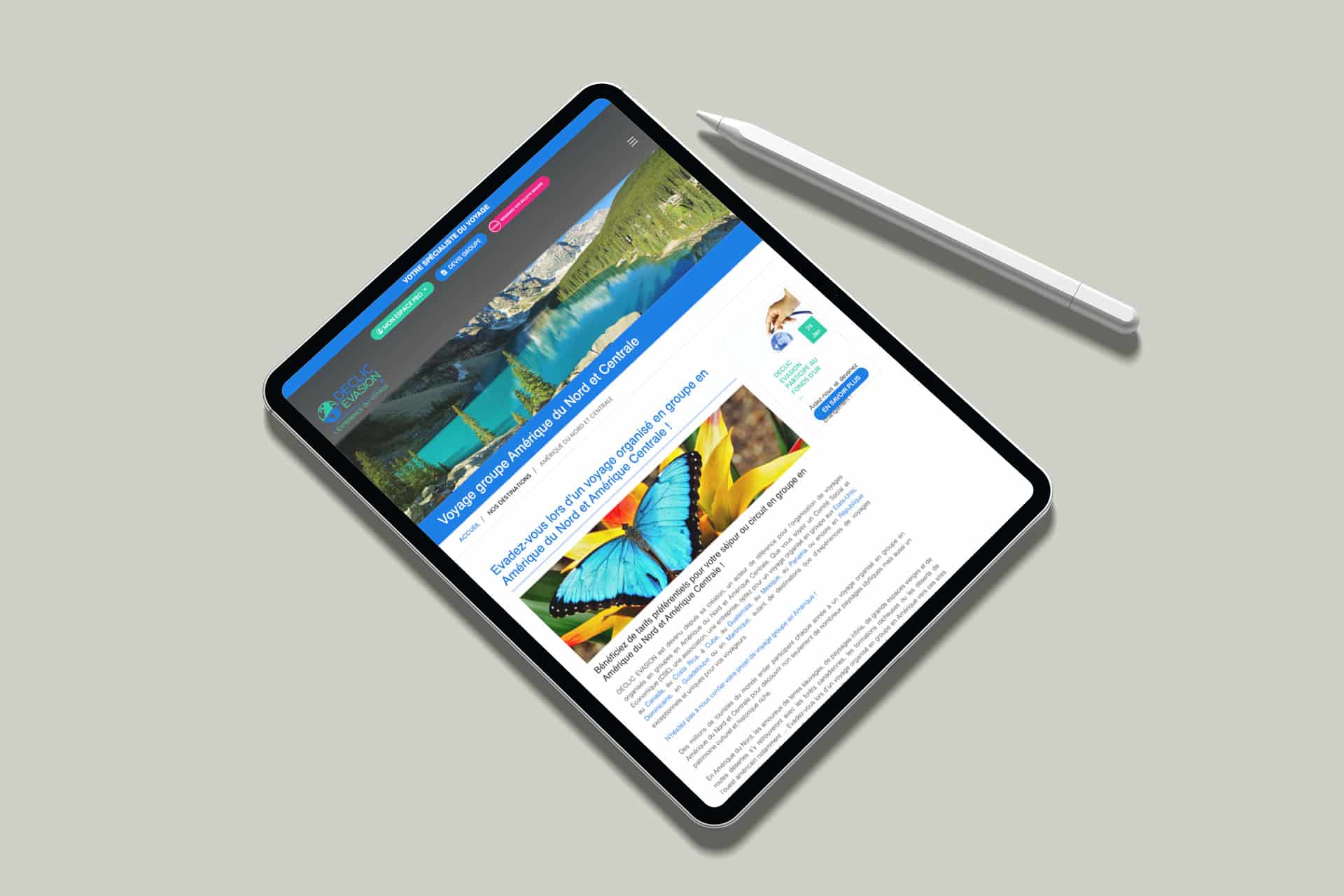 Visuel du projet Refonte site internet avec IA