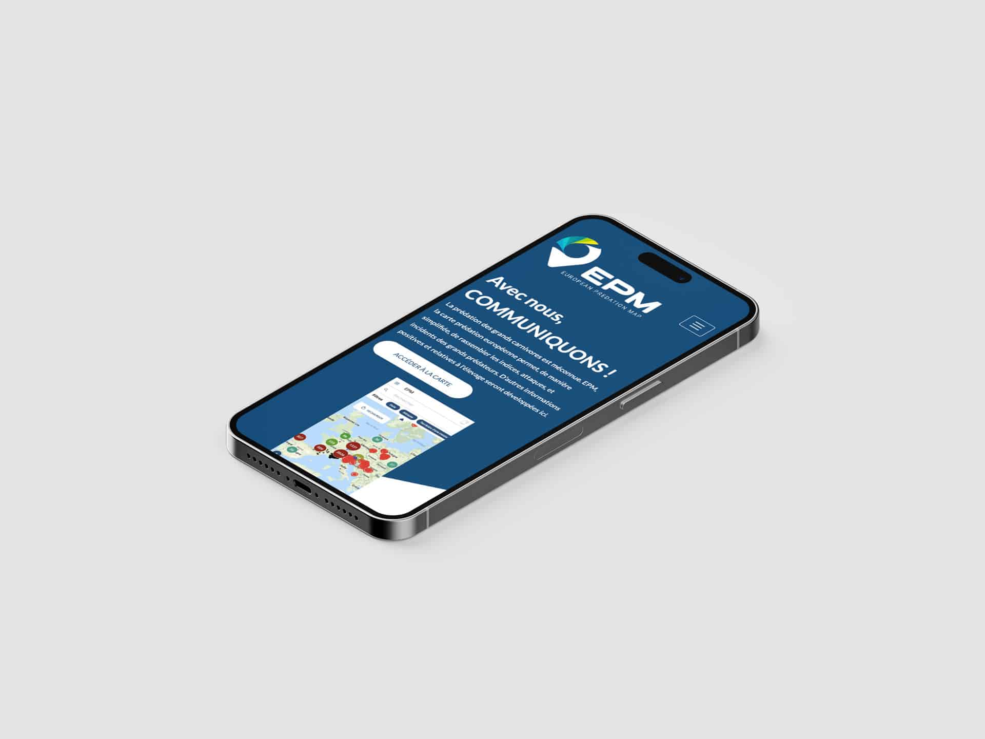 Visuel du projet Plateforme de géolocalisation collaborative