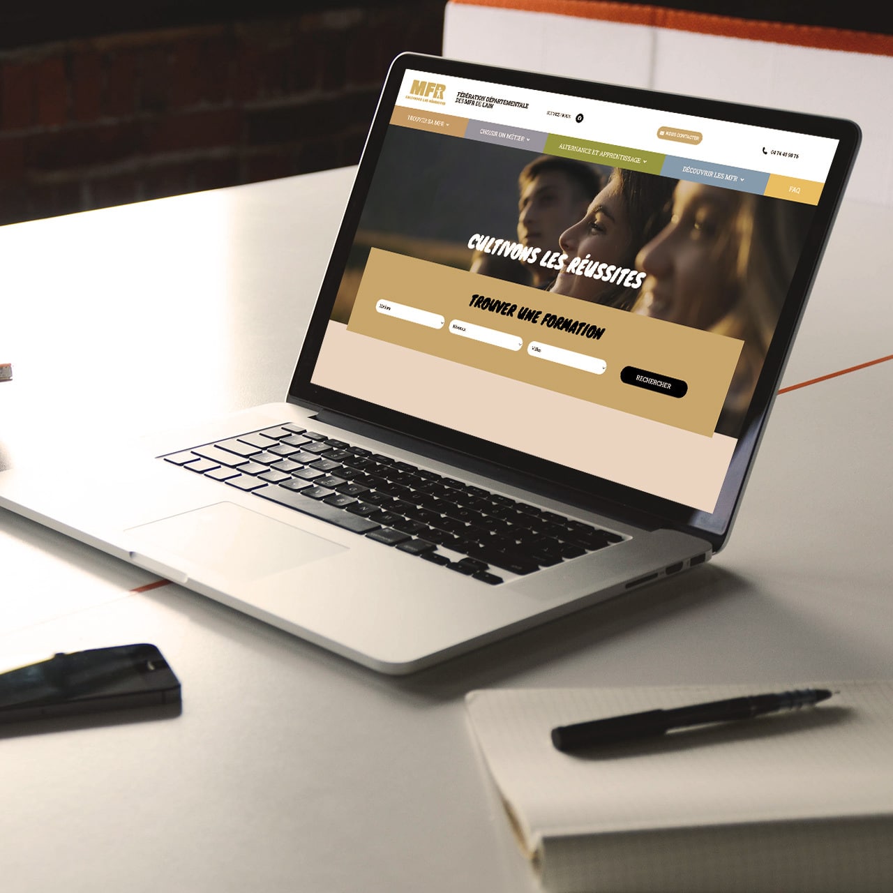 Visuel du projet Stratégie acquisition et refonte ergonomique