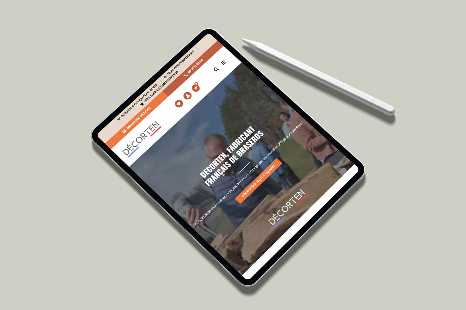 Visuel du projet Refonte e-commerce et mise en place d’un service de personnalisation