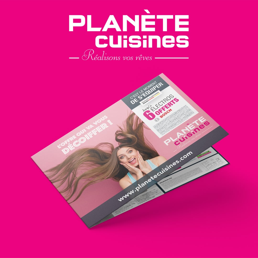 Visuel du projet Communication en ligne site cuisiniste