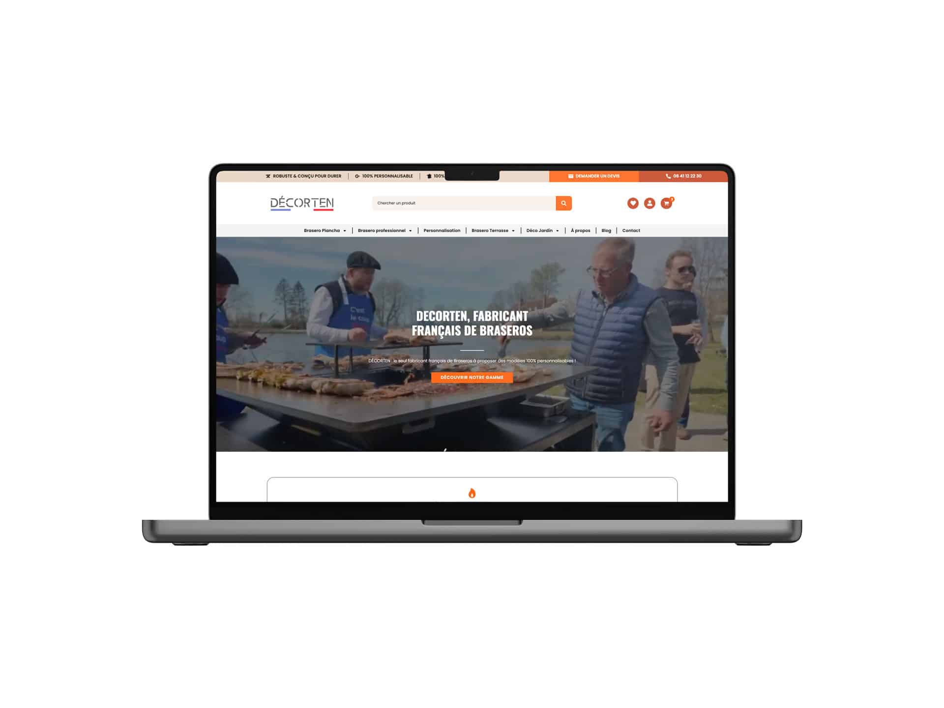 Visuel du projet Refonte e-commerce et mise en place d’un service de personnalisation